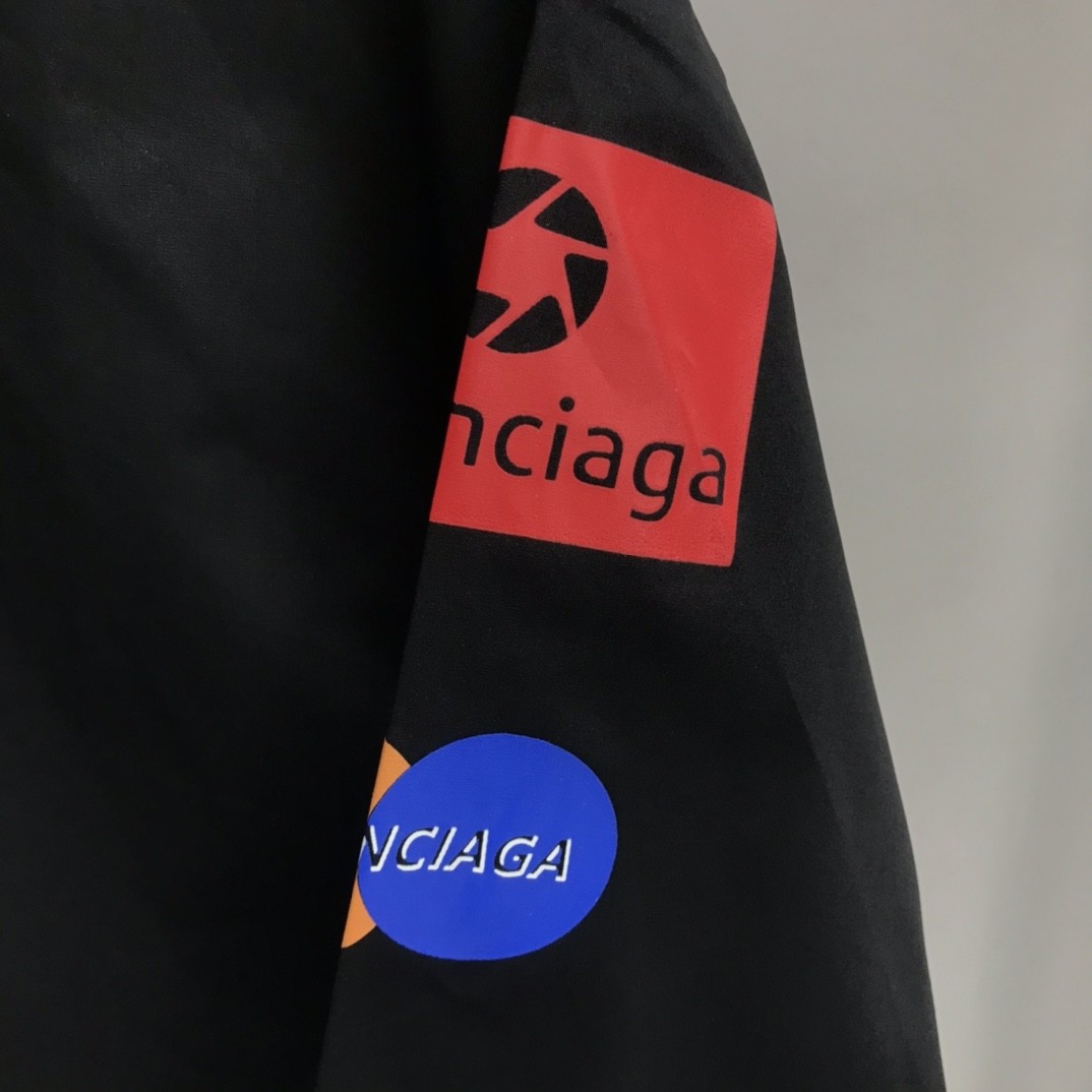 Balenciaga LOGO LOGO racing style long sleeve shirt