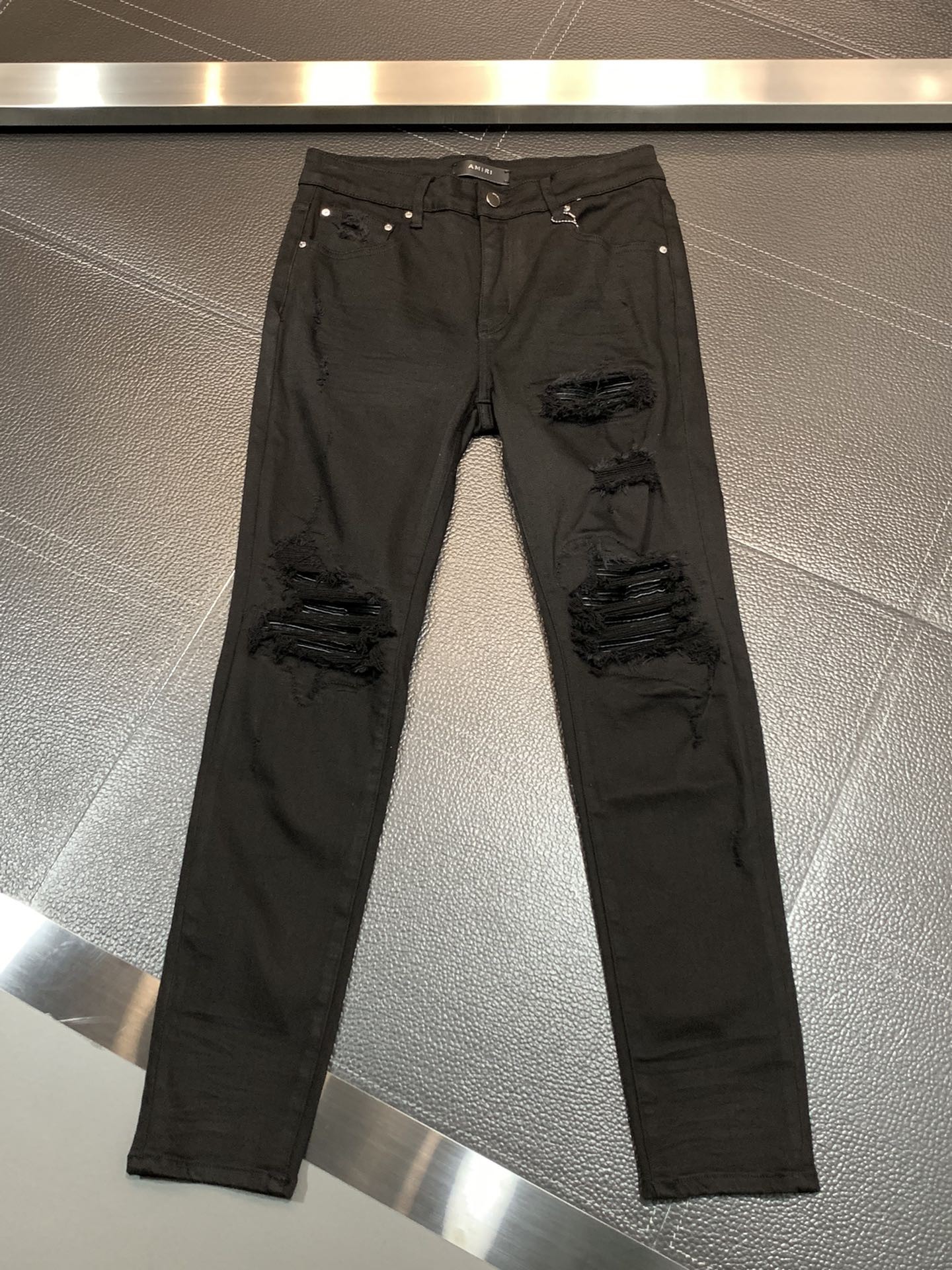 Amiri slim fit petite straight jeans