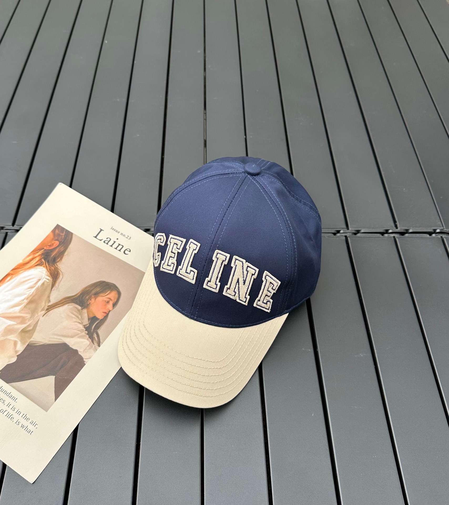 CELINE Arc de Triomphe baseball cap