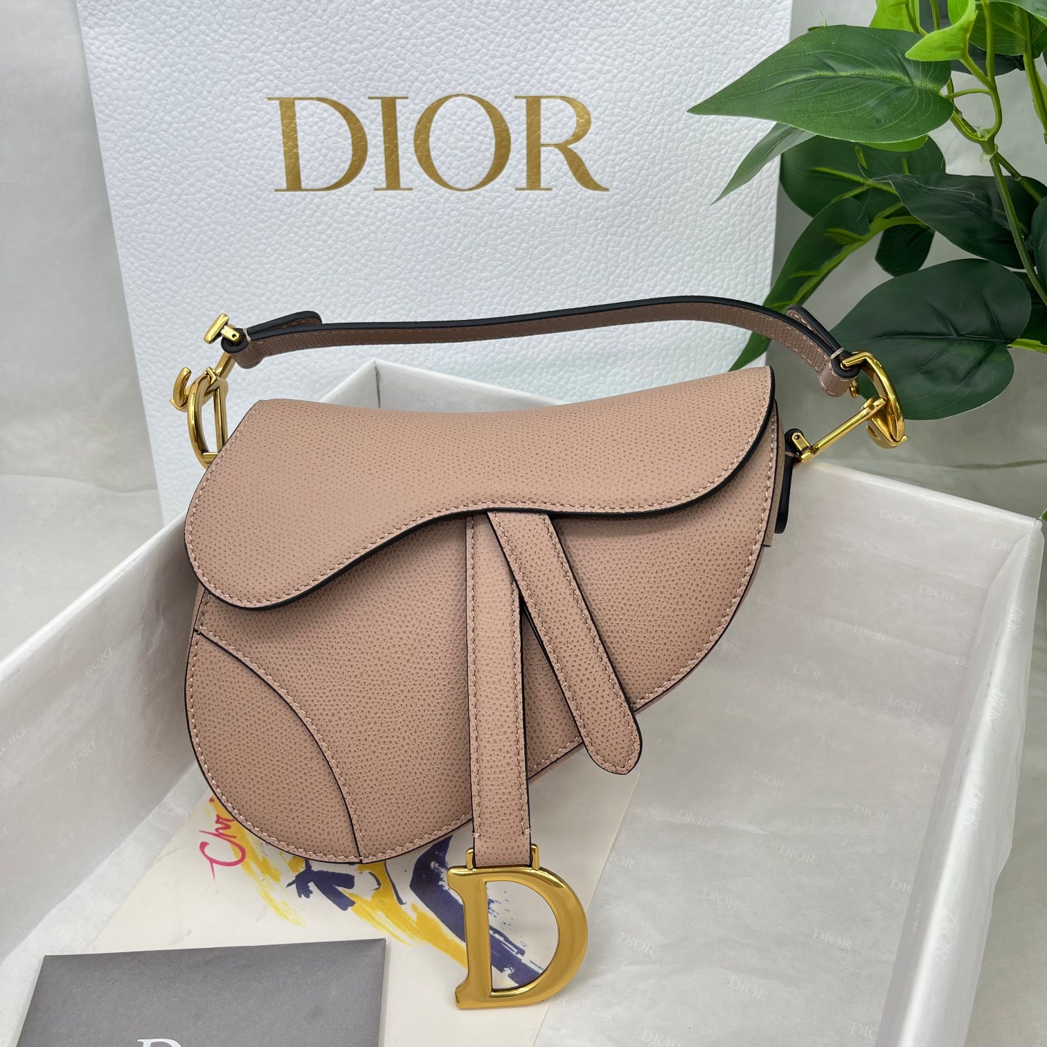 Dior saddle palm print collection