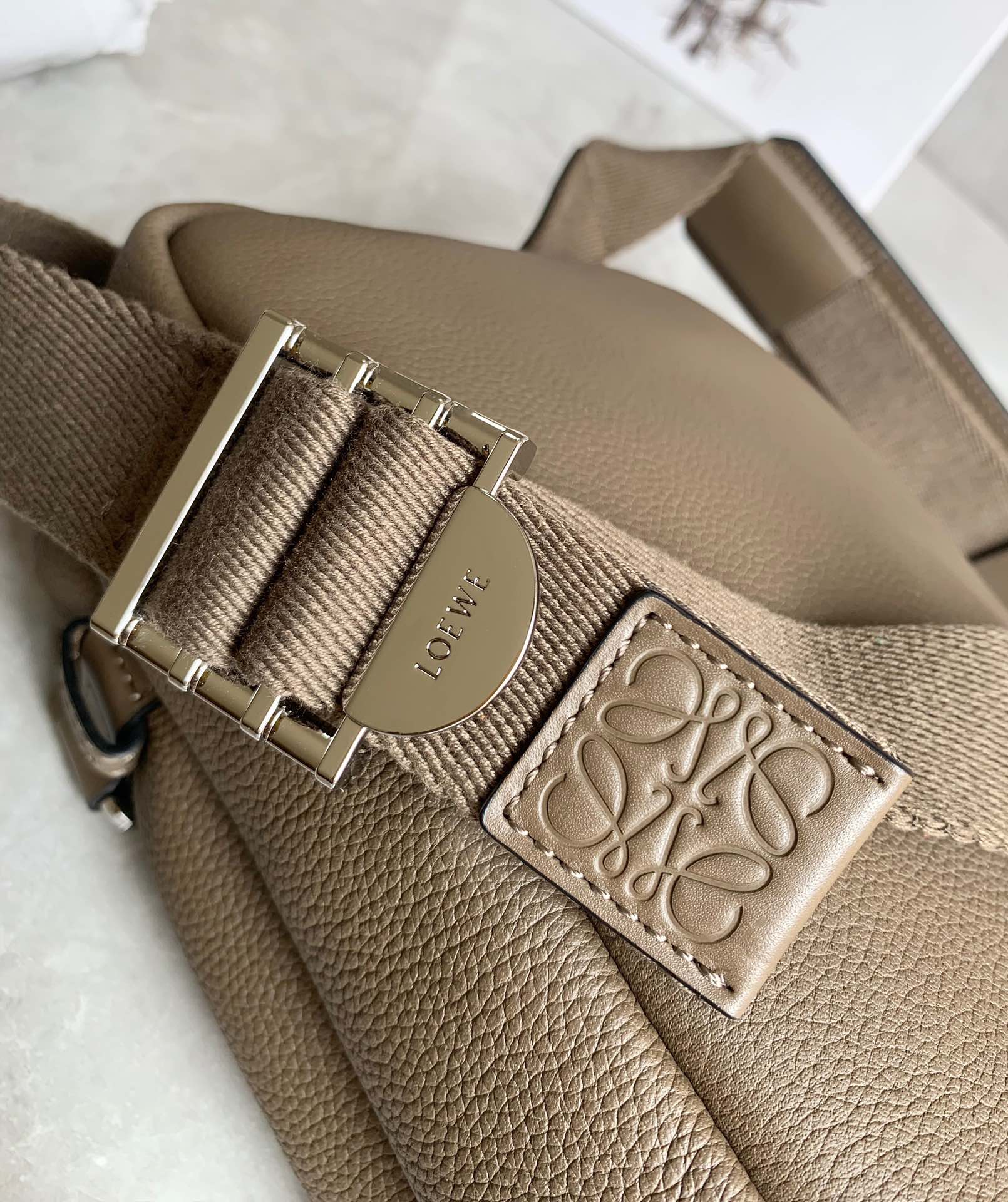 LOEWE latest military messenger bag