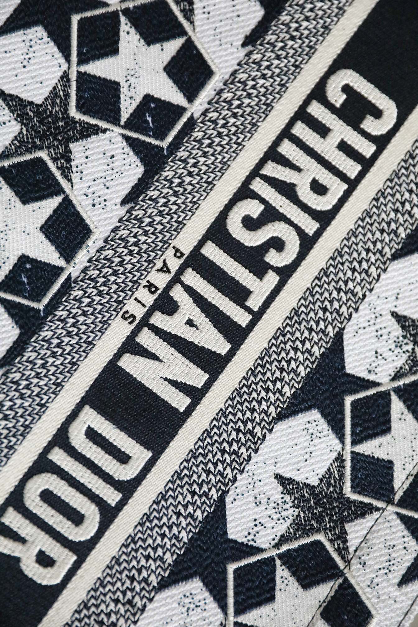 DIOR TOTE blue small five stars