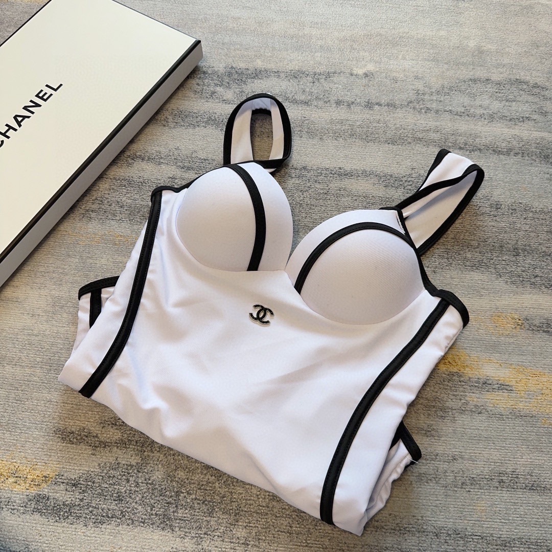 CHANEL One-piece swimming costume