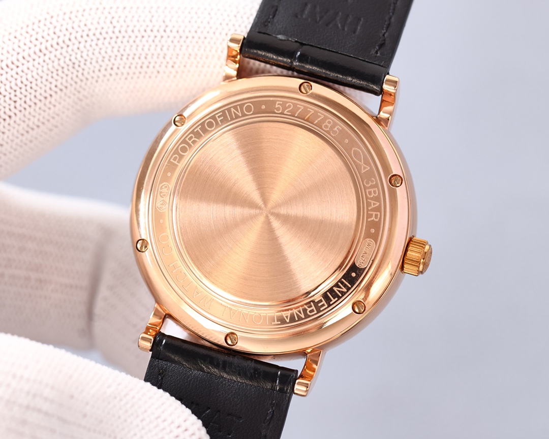 IWC- Portofino Men's Watch Movement EAT2836 in imported calfskin