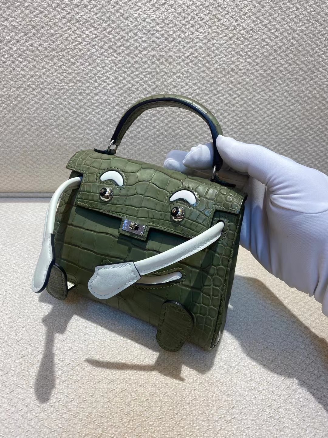 kelly doll  American crocodile top craftsmanship wax thread hand sewing