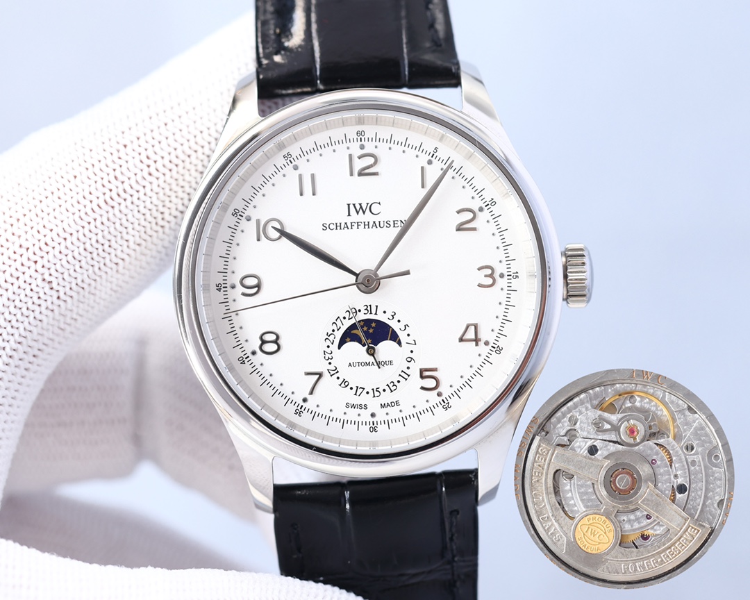 IWC- Portuguese IW390704 with Cal. 89361 chronograph movement Superluminova