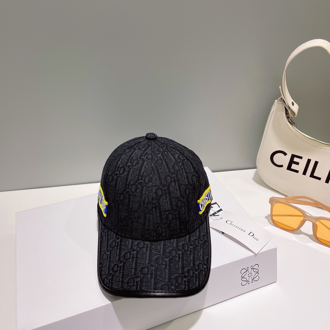 Dior (Dior) new original single embroidery baseball cap