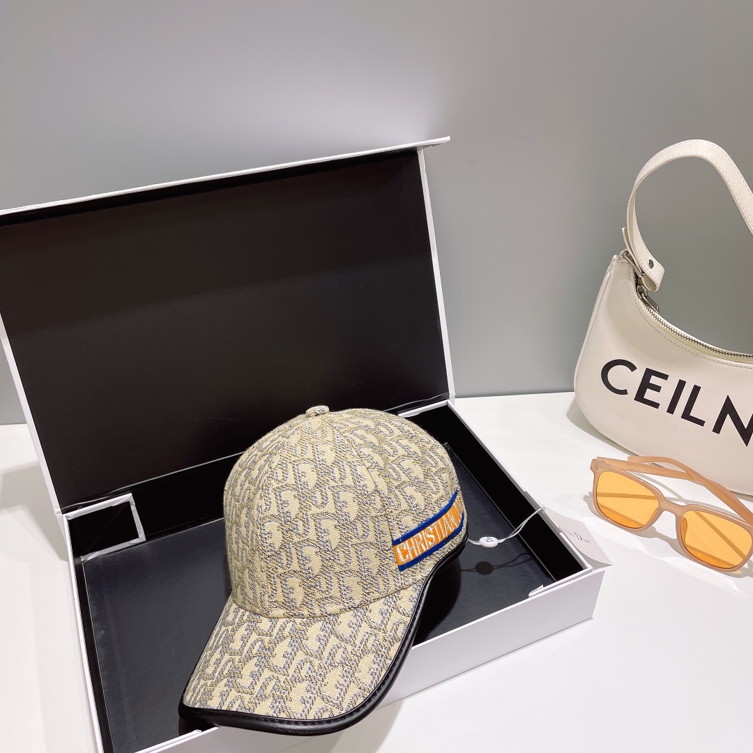 Dior (Dior) new original single embroidery baseball cap