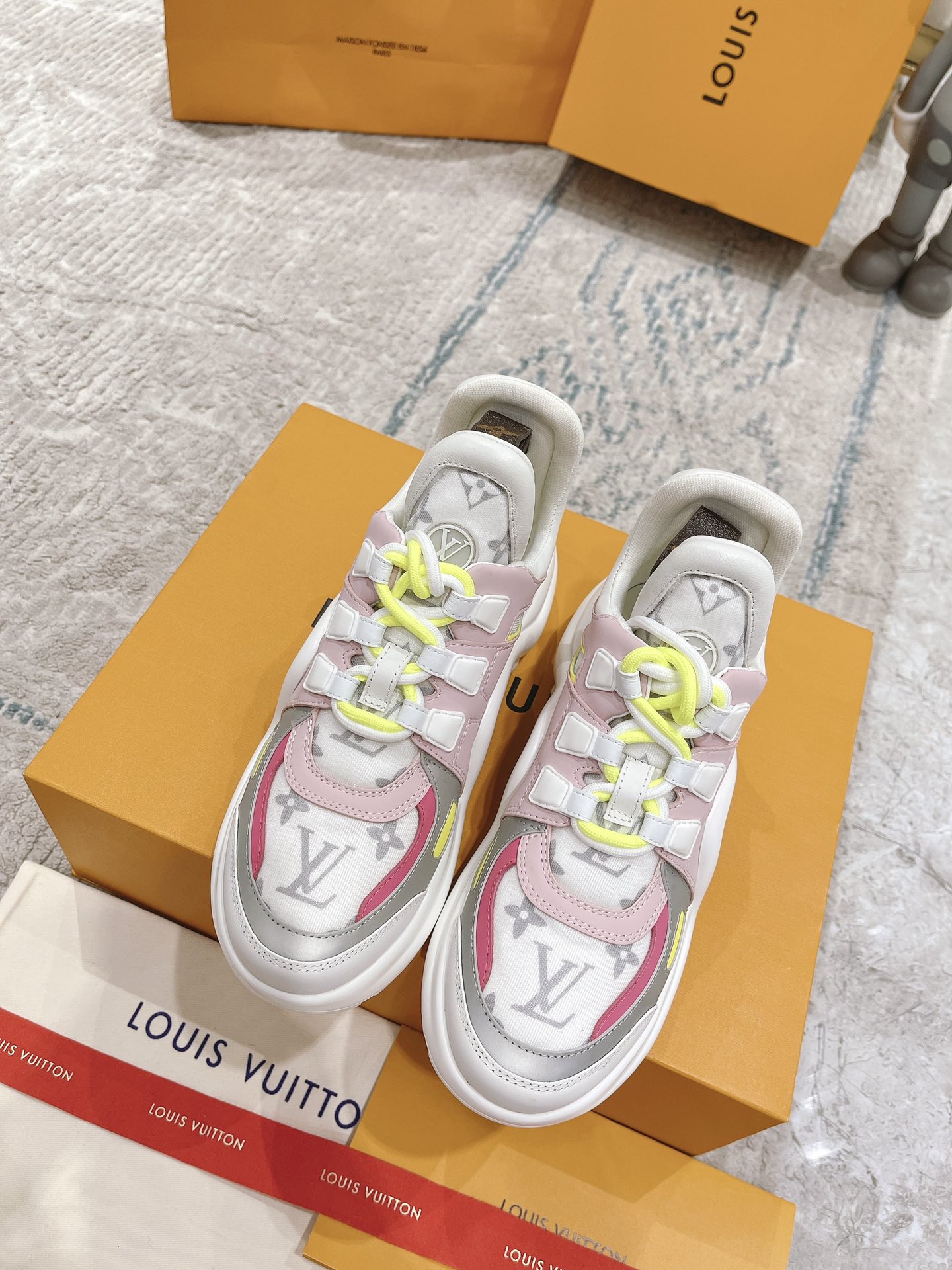 Louis Vuitton Archlight Donkey Brand Louis Vuitton Casual Sports Dad Shoes
