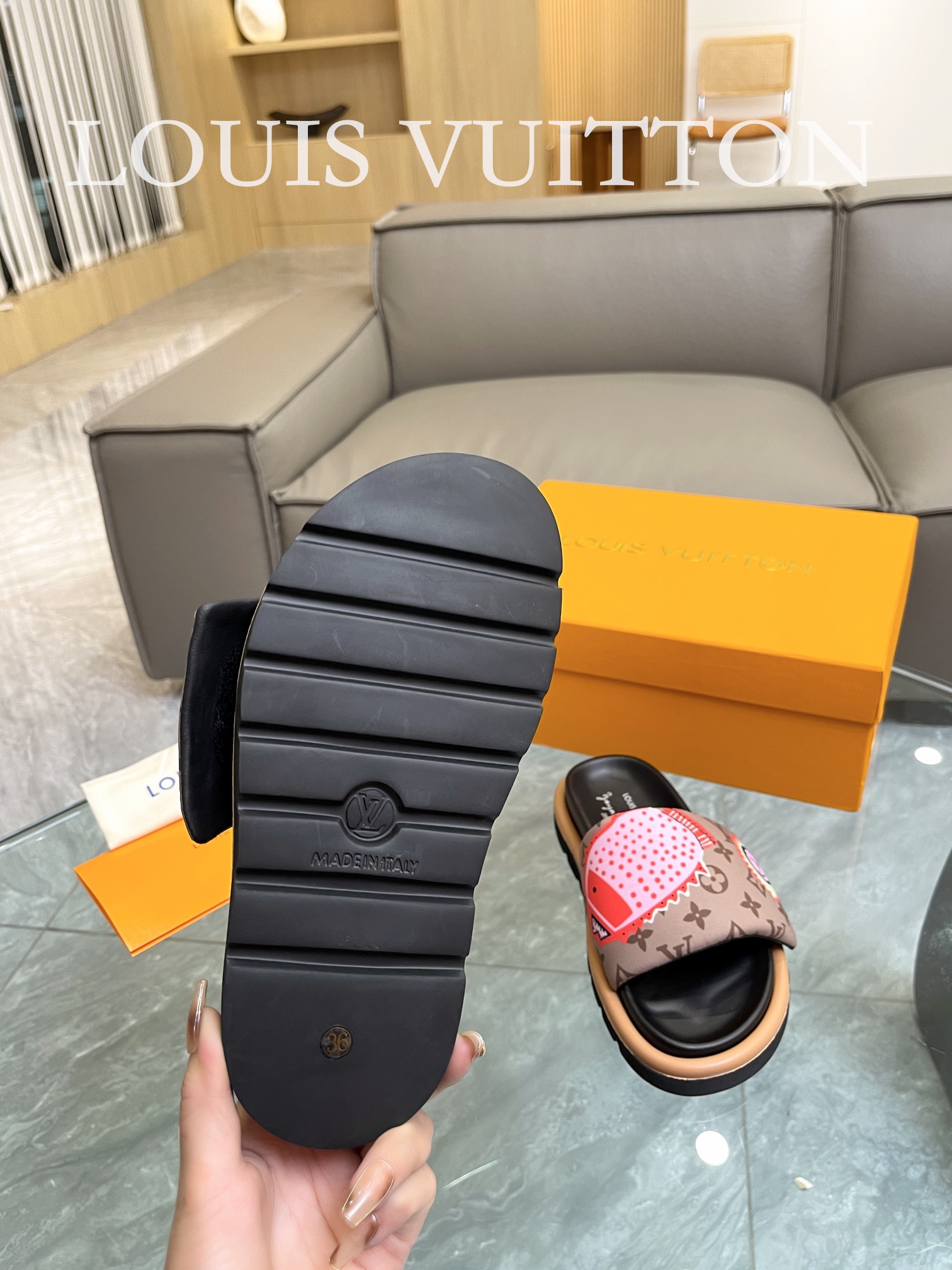 Louis Vuitton 2023 lovers mandarin duck shoes