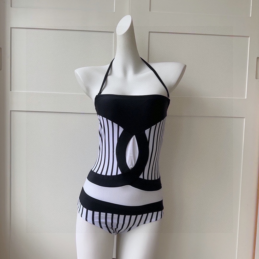 CHANEL One-piece swimming costume