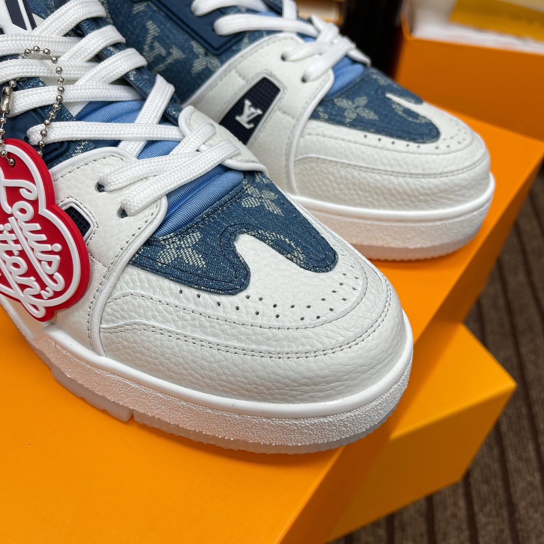 Louis Vuitton couple models DIY buckle sneakers sneakers