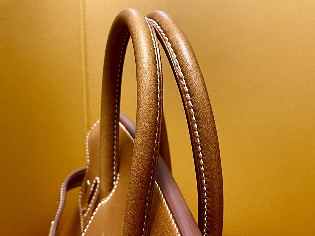 Birkin25 saddle leather gold brown gold buckle