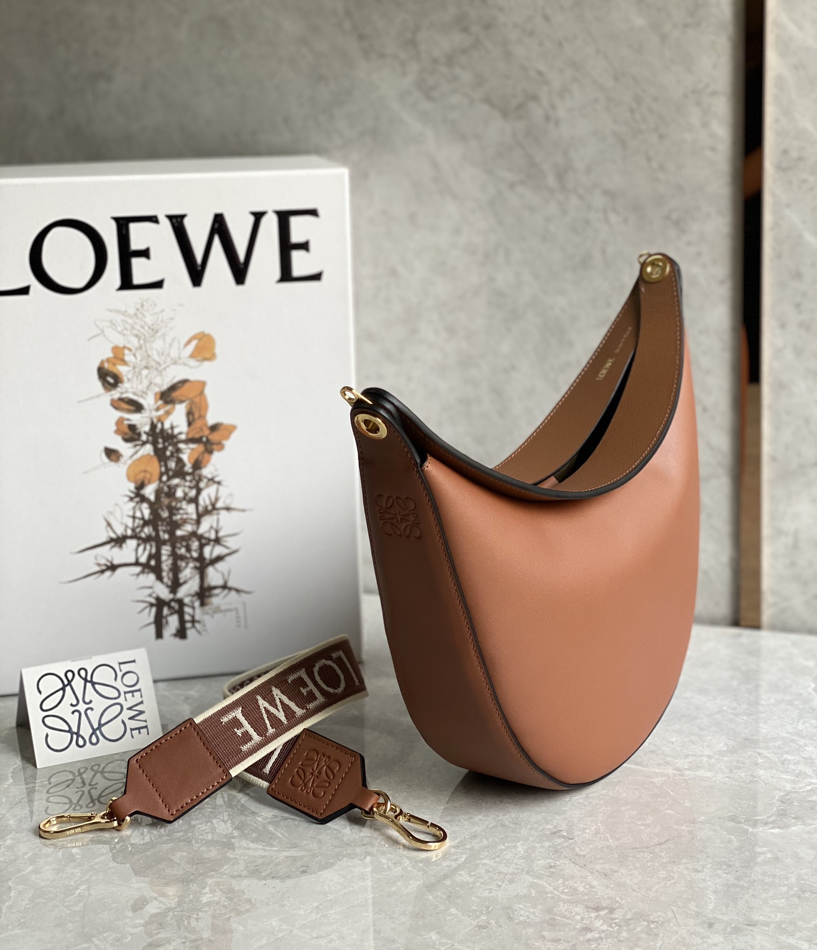 LOEWE Luna moon bag