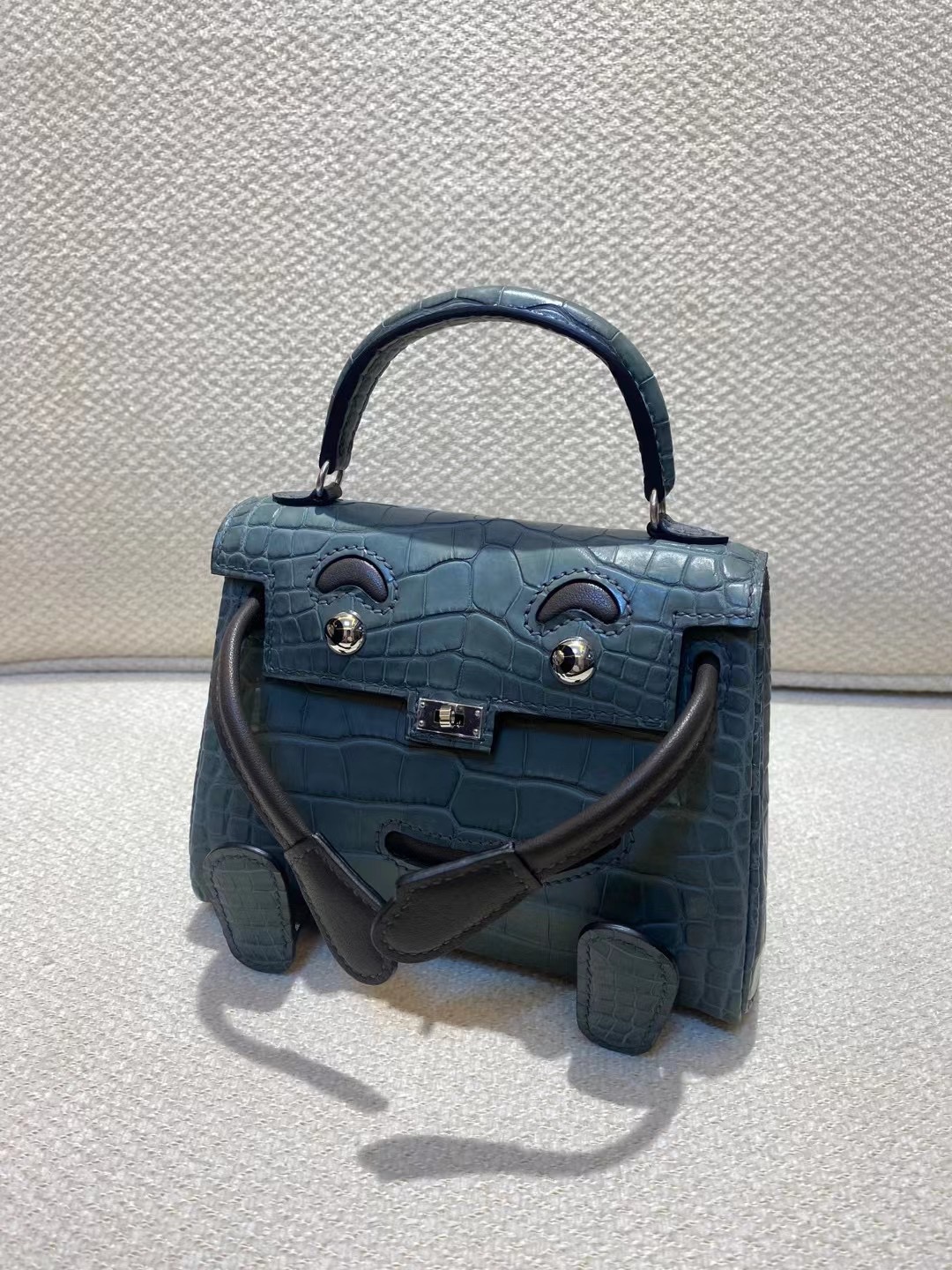 kelly doll  American crocodile top craftsmanship wax thread hand sewing