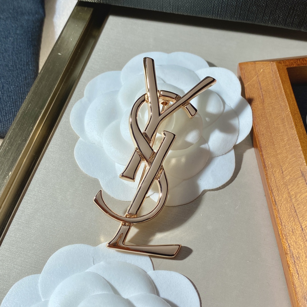 Saint Laurent YSL brooch