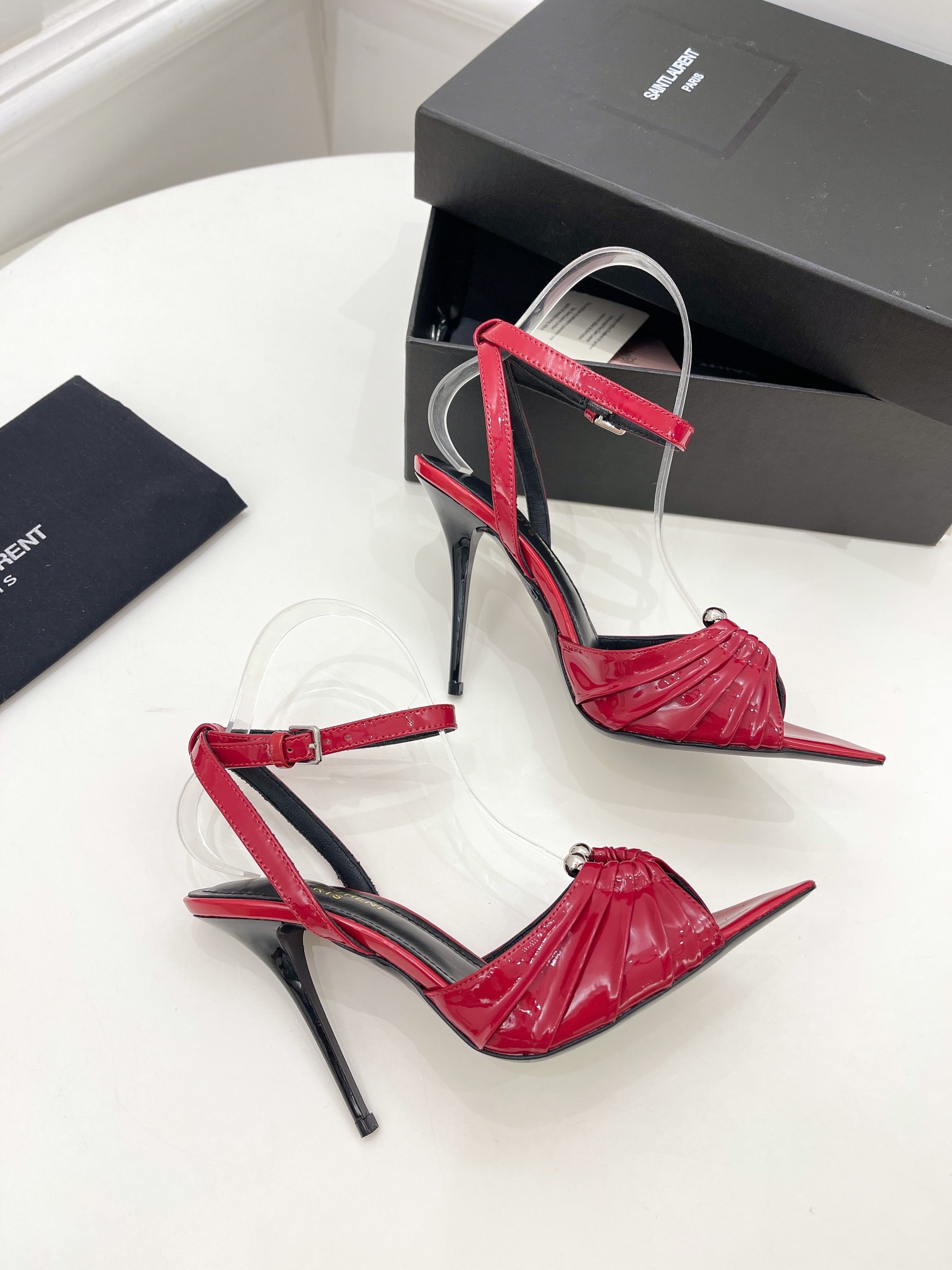 𝙎𝙖𝙞𝙣𝙩 𝙇𝙖𝙪𝙧𝙚𝙣𝙩 | 𝟐𝟎𝟐𝟏/𝐒𝐒 𝐧𝐞𝐰 YSL｜Roland 2022/fw early spring new baked high heels