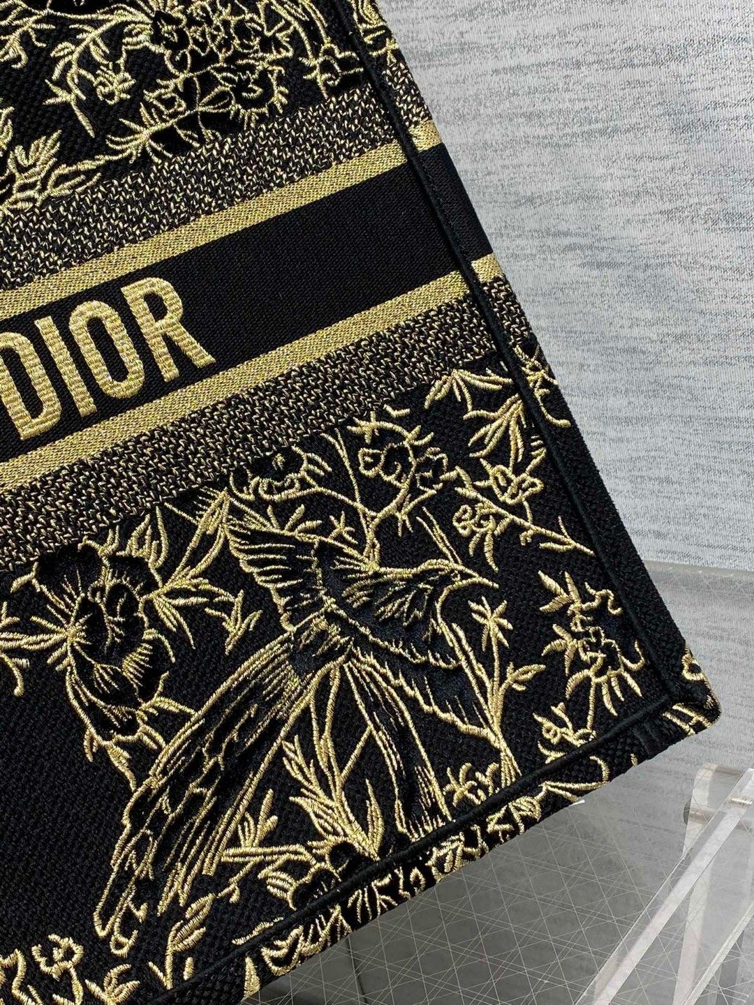 DIOR TOTE Limited Edition Gold Silk Line Collection