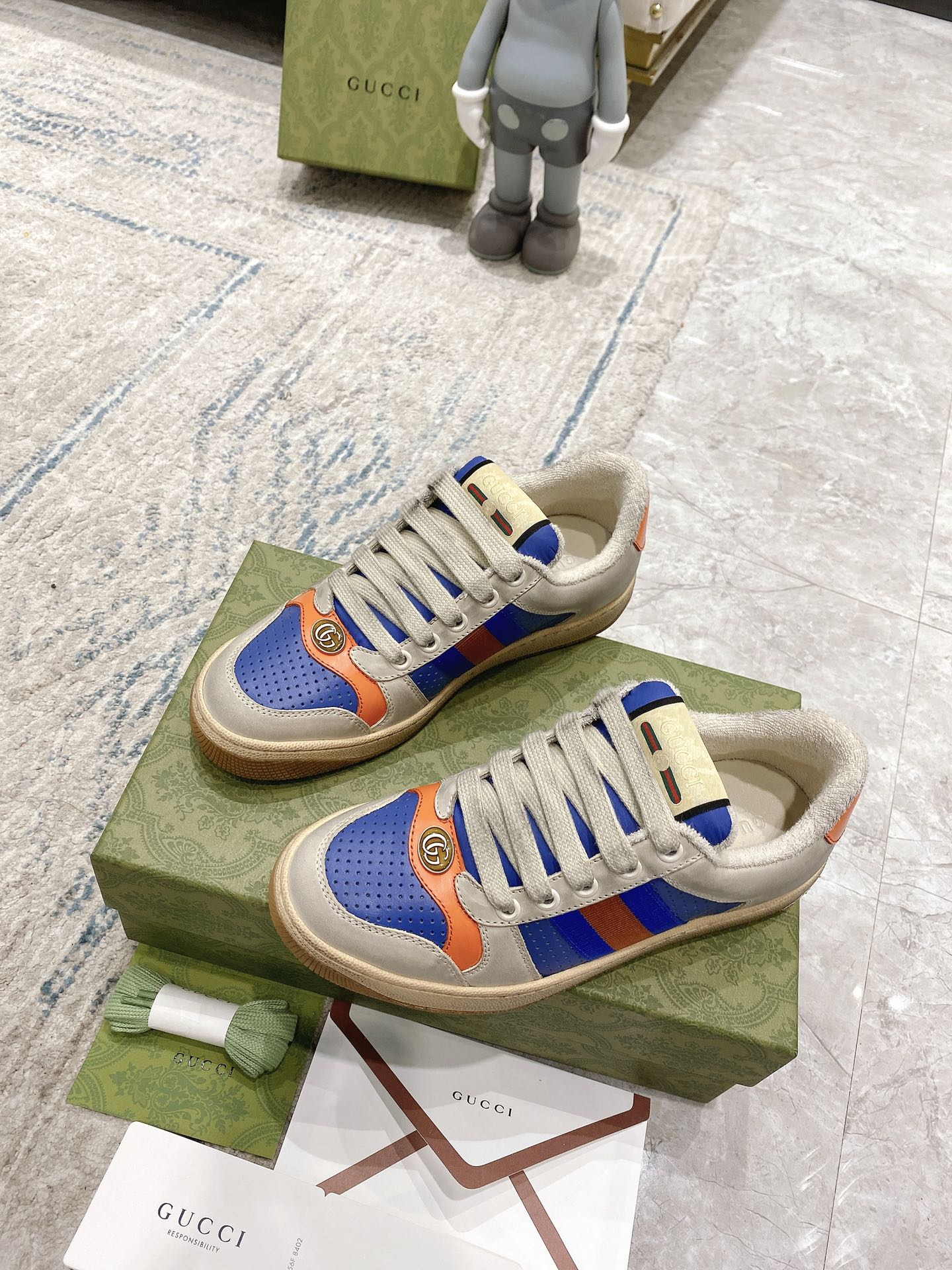 Gucci new upgraded small dirty shoes couple models