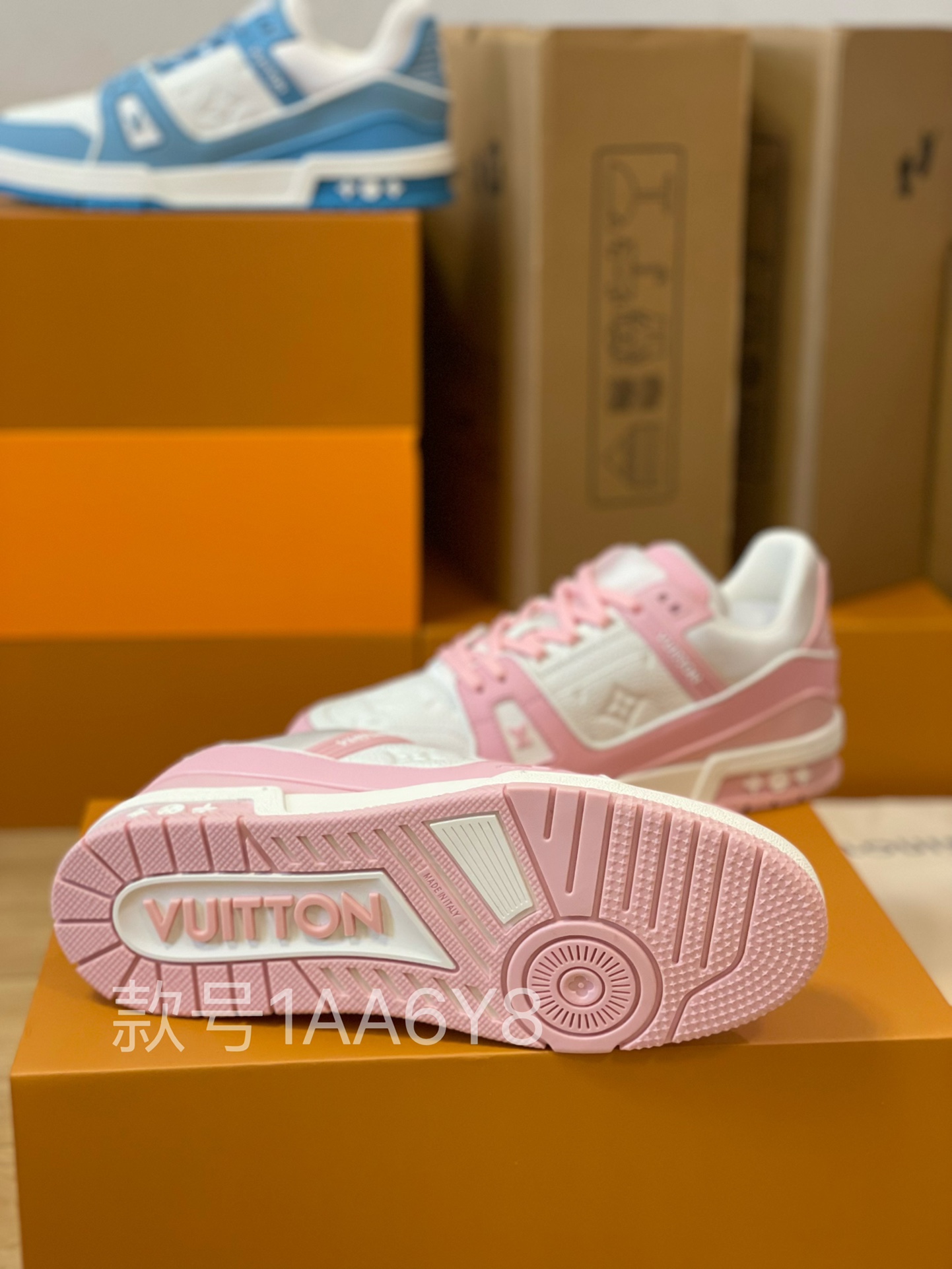 Louis Vuitton Trainer men's style 1AA6Y8