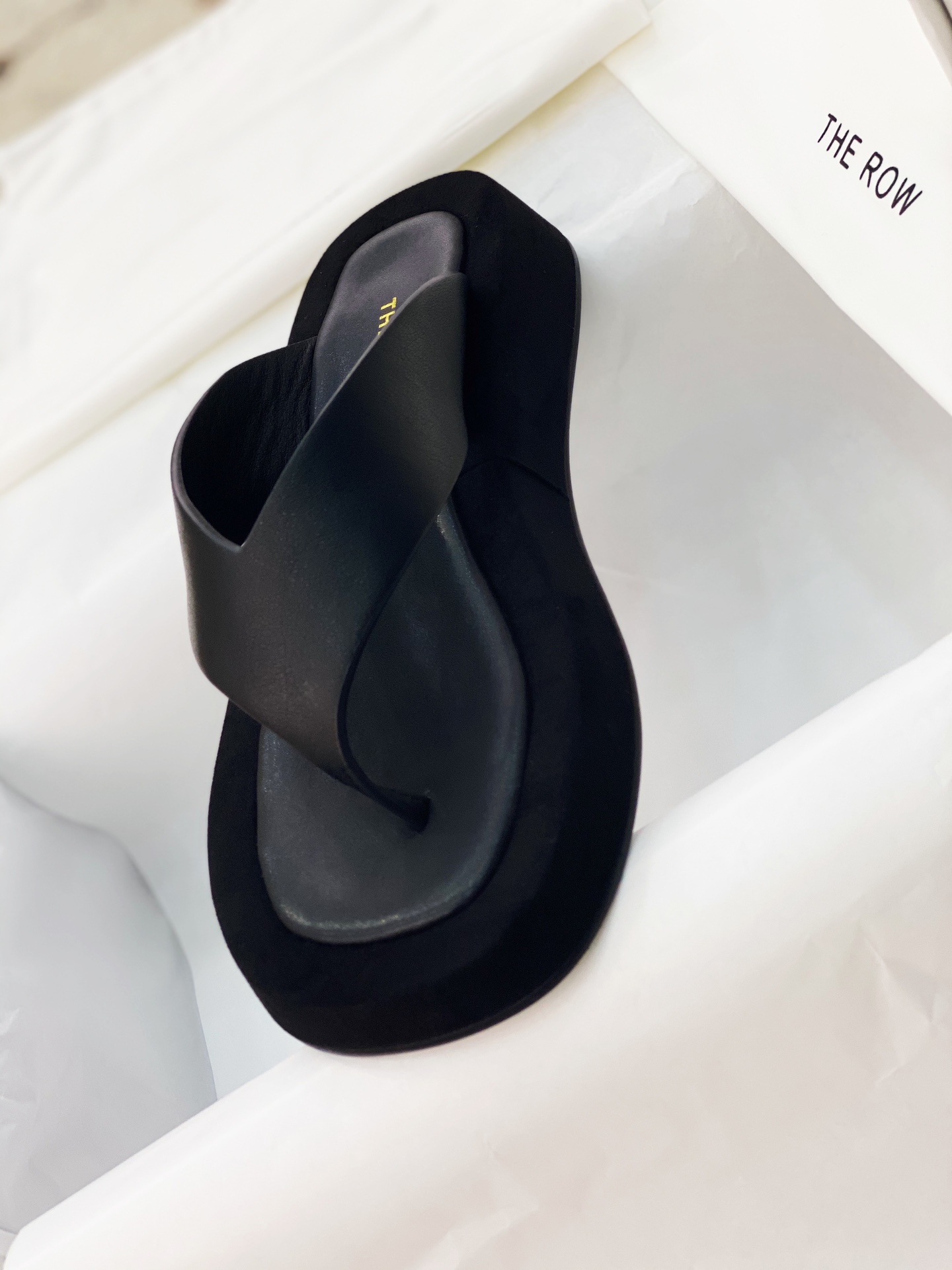 THE ROW | 𝟐𝟎𝟐𝟏/𝐒𝐒 𝐧𝐞𝐰 The row 2021 official website synchronization niche sexually cool wind thick bottom flip-flops