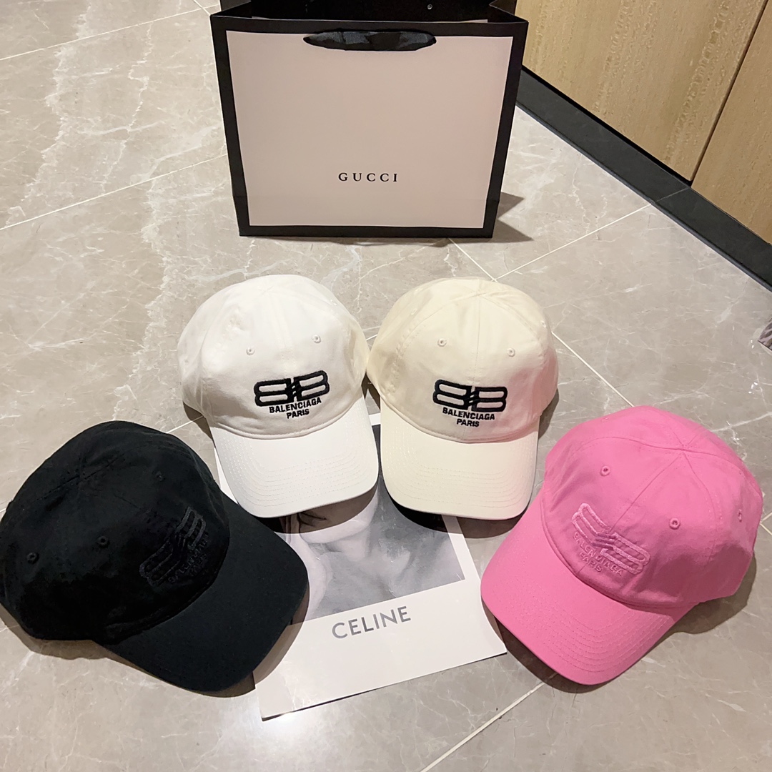 [Balenciaga] 2023 new style embroidered baseball cap