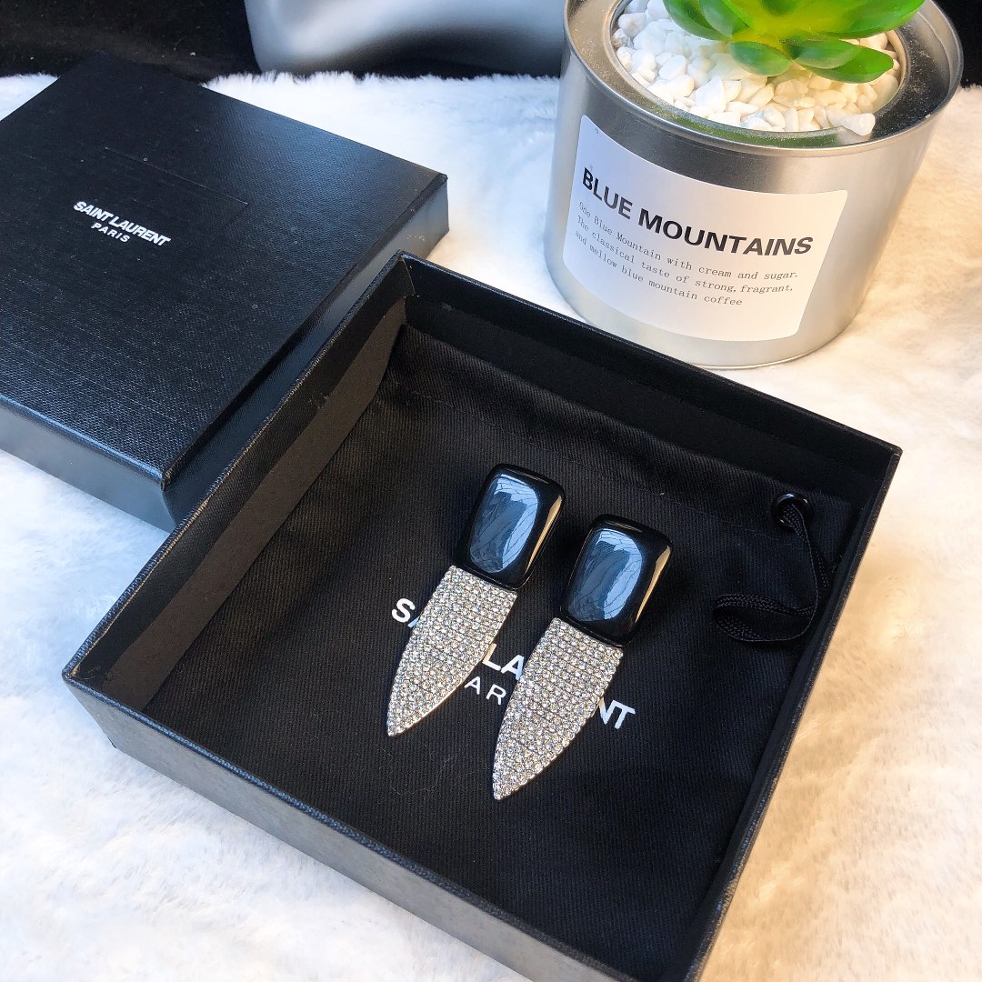 Saint Laurent YSL earrings studs