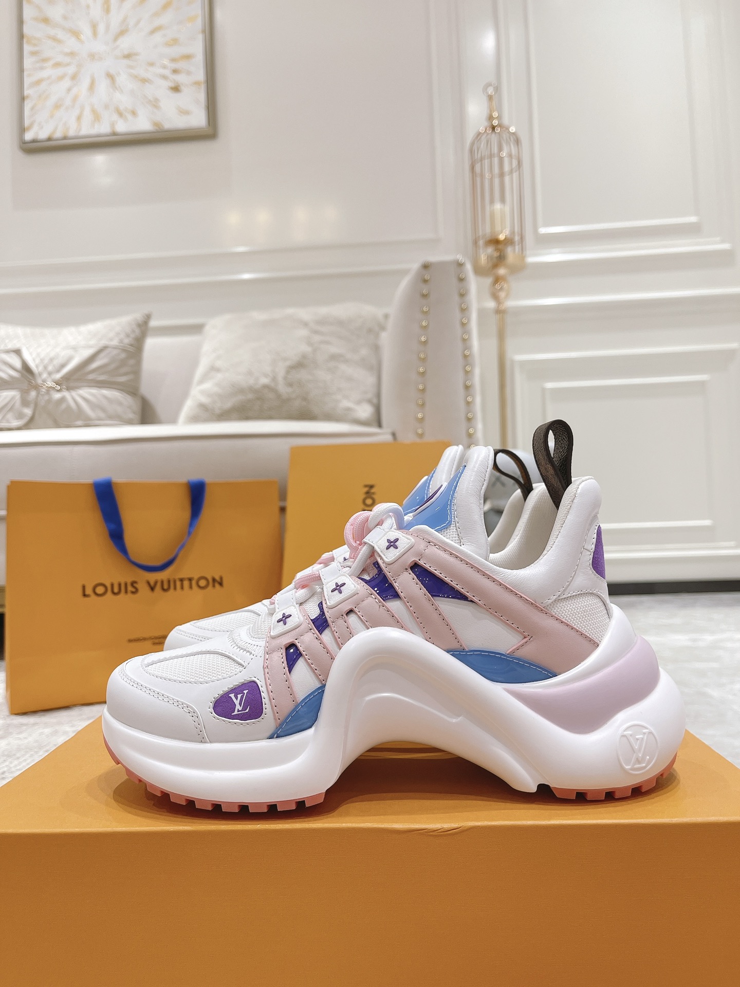 Louis Vuitton Archlight Donkey Brand Louis Vuitton Casual Sports Dad Shoes