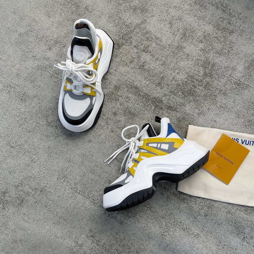 Louis Vuitton trainer platform shoes