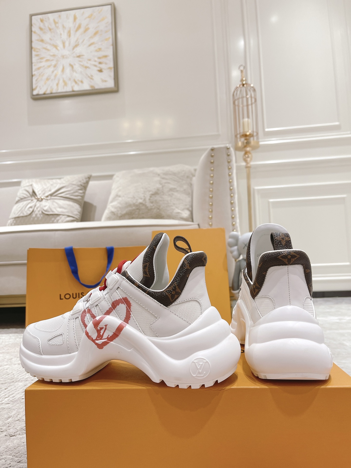 Louis Vuitton Archlight Donkey Brand Louis Vuitton Casual Sports Dad Shoes