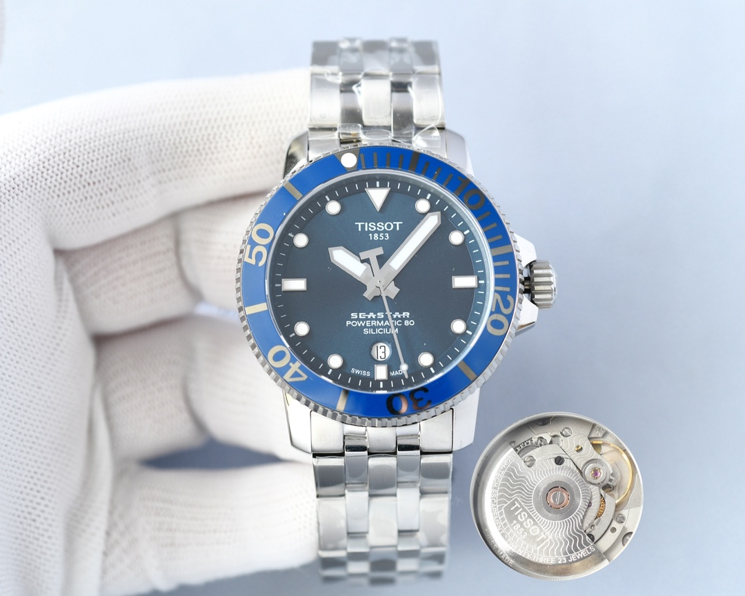 Tissot Starfish Series T120.407.17.041.00 New T120 Mechanical Men's Watch Speedo Series