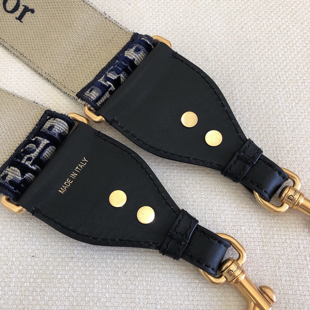 Dior Personalized Shoulder Strap Love ❤️ Velvet Blue