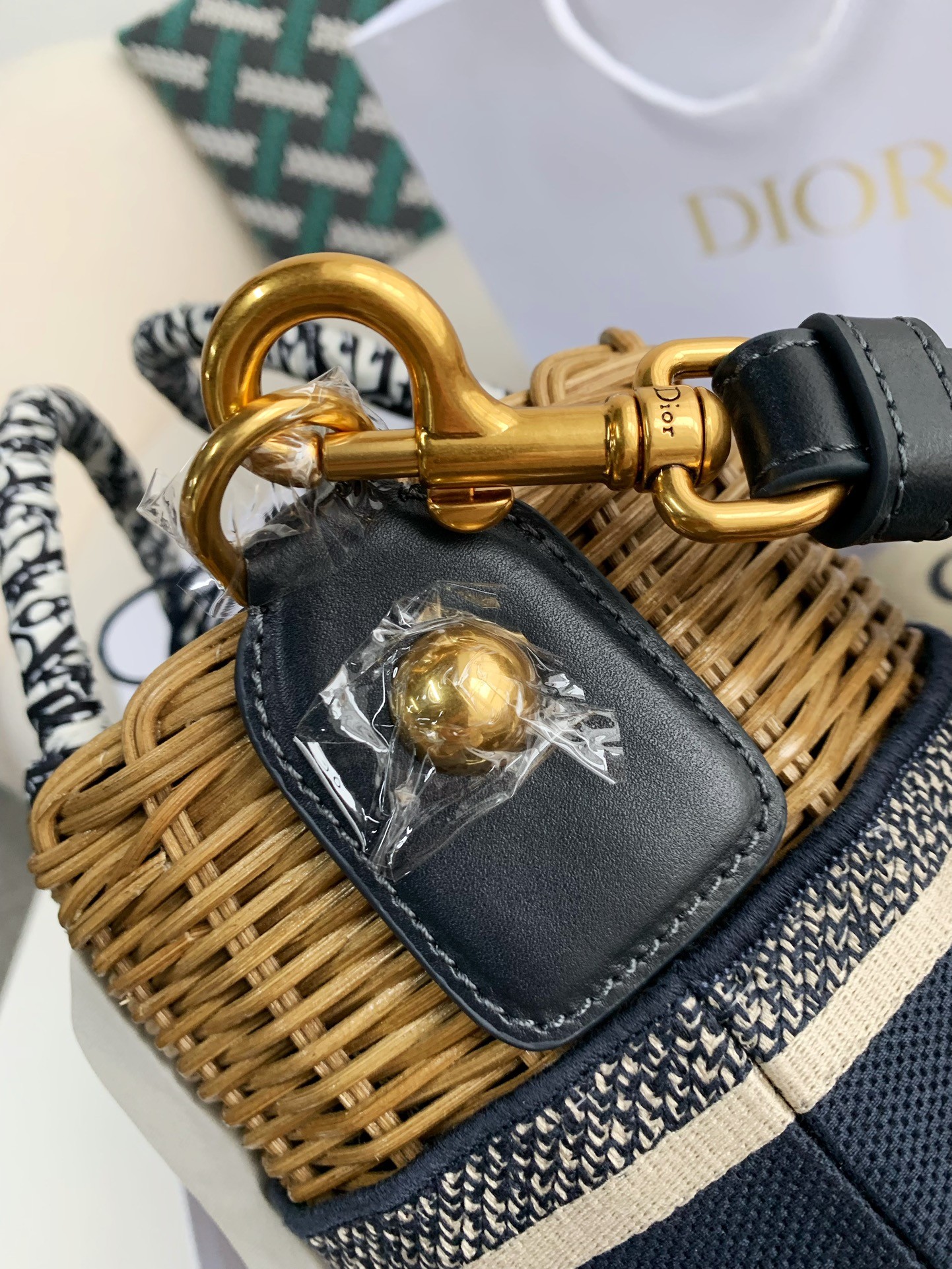 Dior Bamboo Bag Size:28*21*12cm