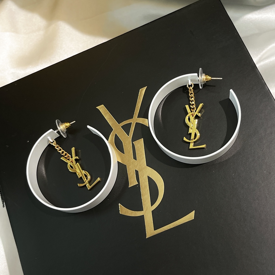 Saint Laurent YSL earrings studs