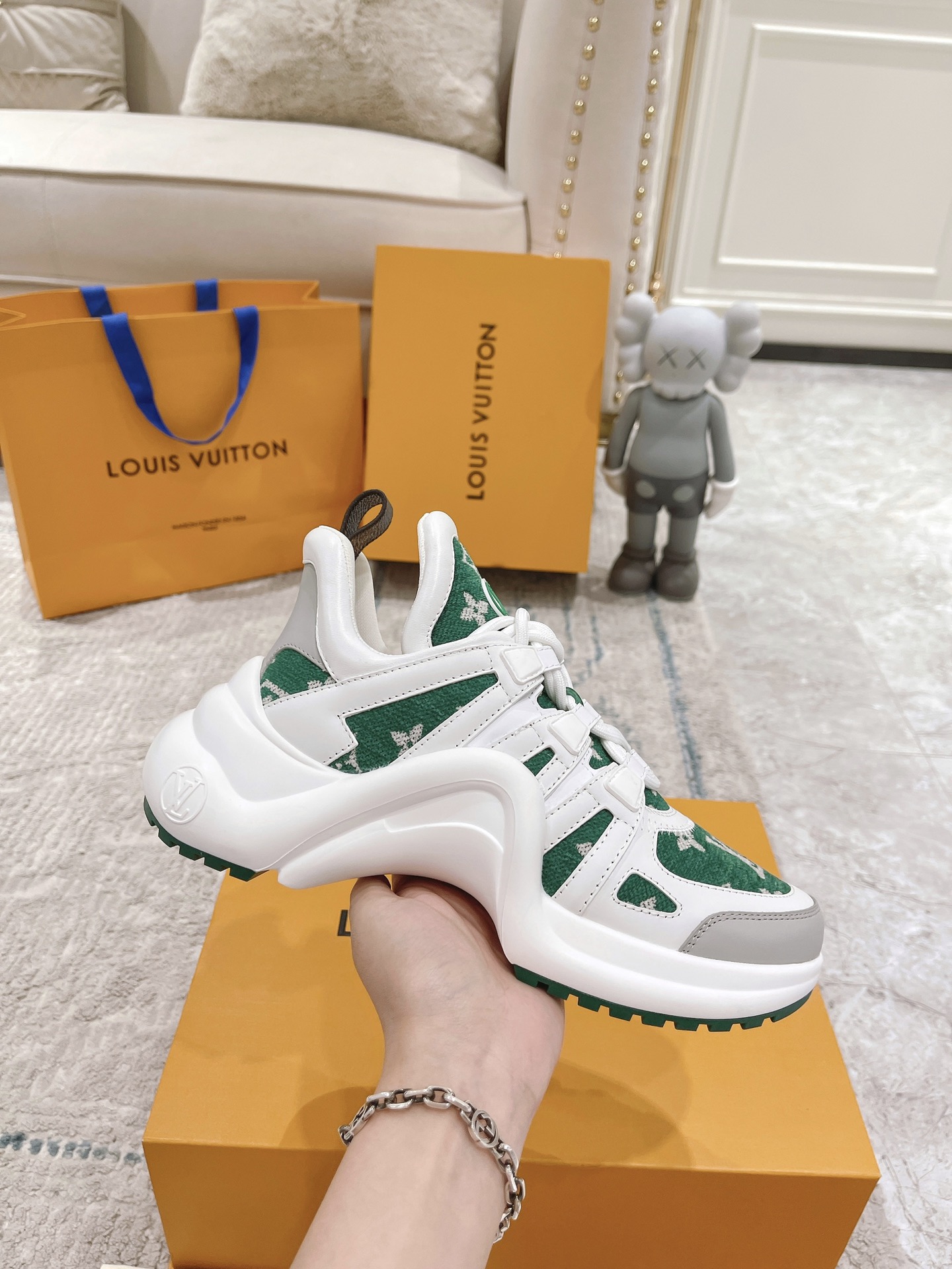Louis Vuitton Archlight Donkey Brand Louis Vuitton Casual Sports Dad Shoes
