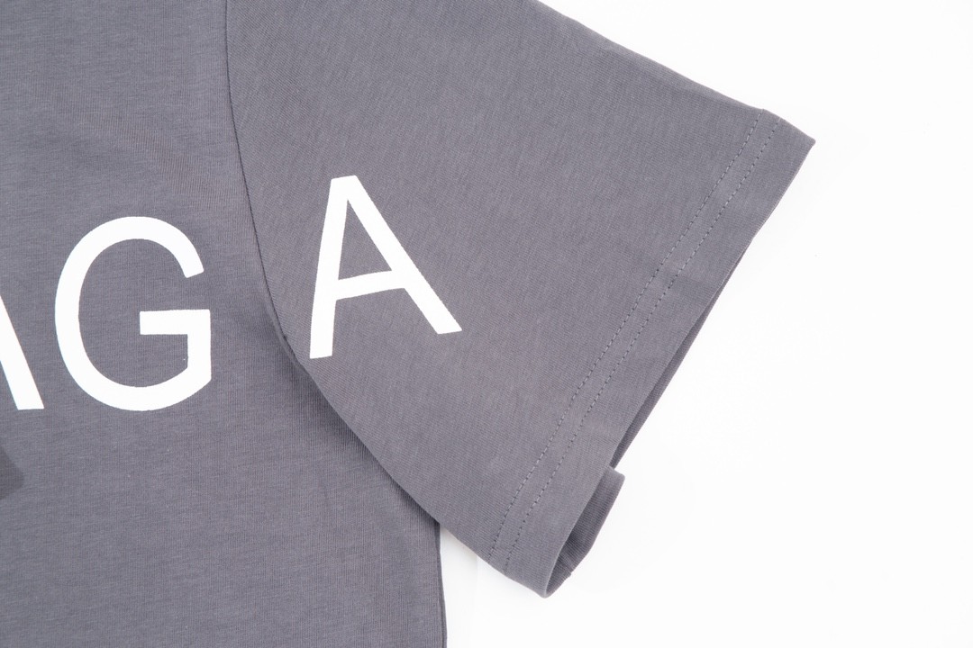 Balenciaga × Supreme 2023 Fall Spring/summer collection simple double LOGOT shirts