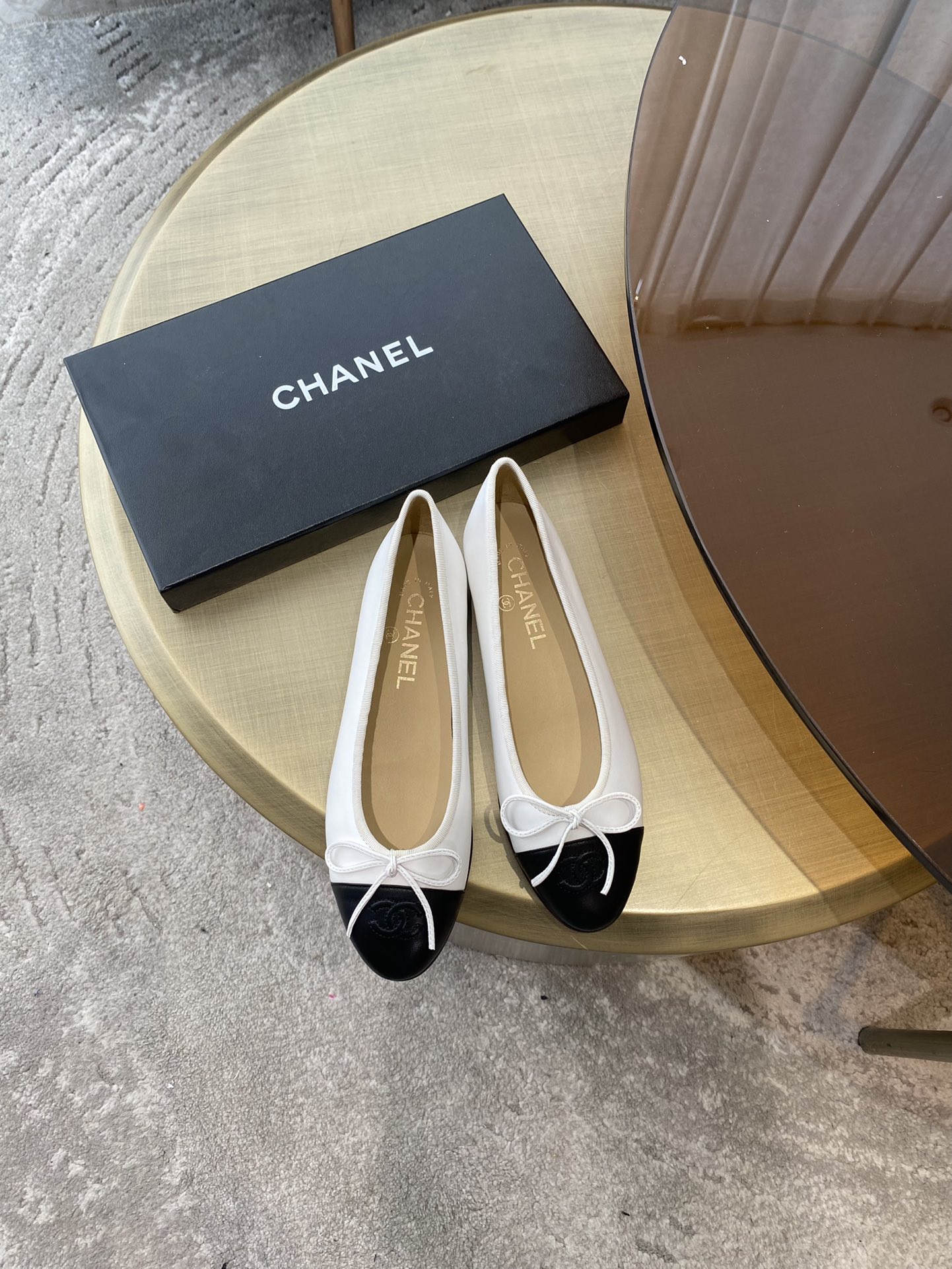 CHANEL ballet shoes Imported custom leather Italy imported leather outsole