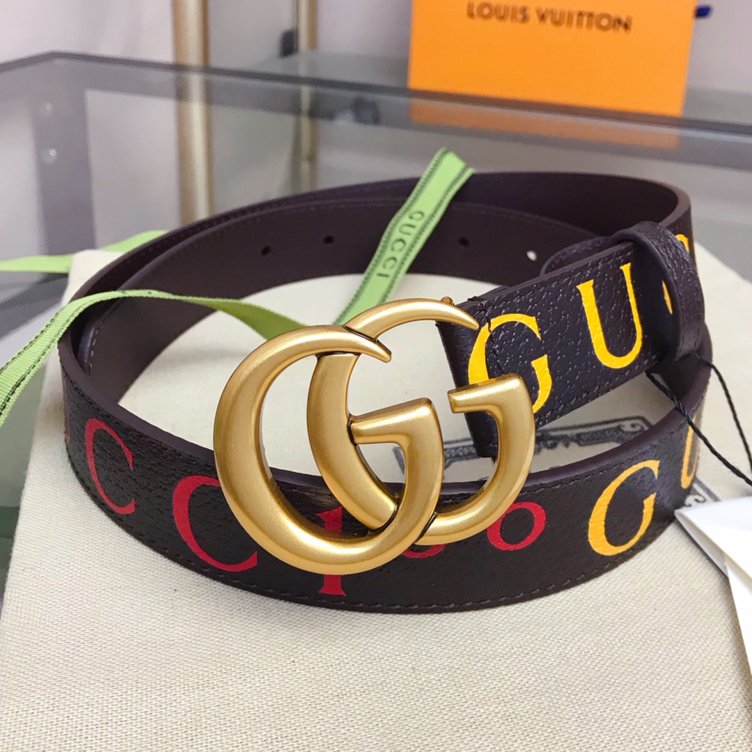 GUCCI 100th Anniversary Special Series Double G Buckle Belt