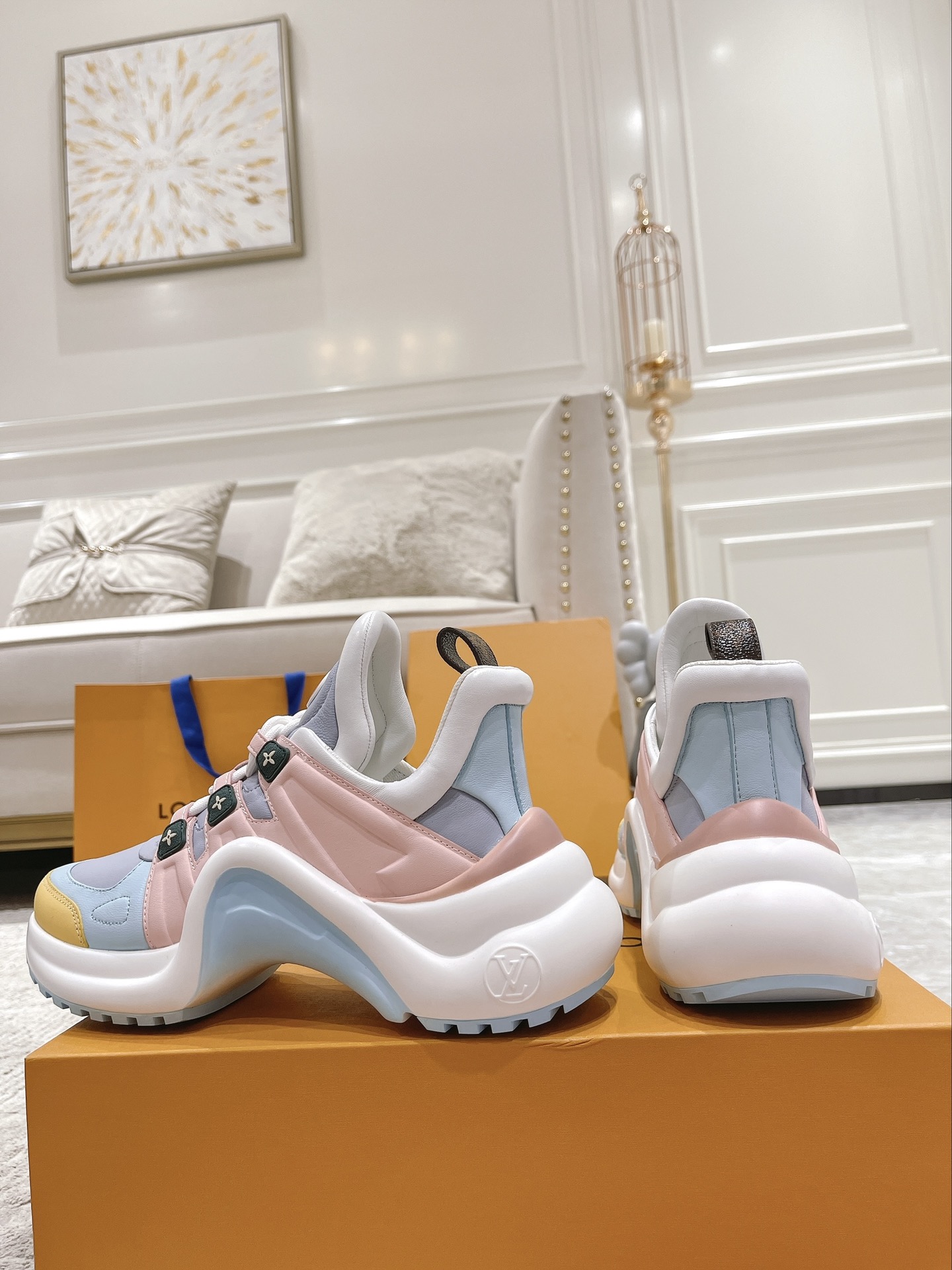 Louis Vuitton Archlight Donkey Brand Louis Vuitton Casual Sports Dad Shoes