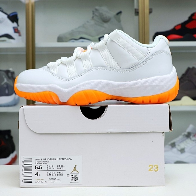 WMNS AIR JORDAN 11 RETRO LOW BRIGHT CITRUS