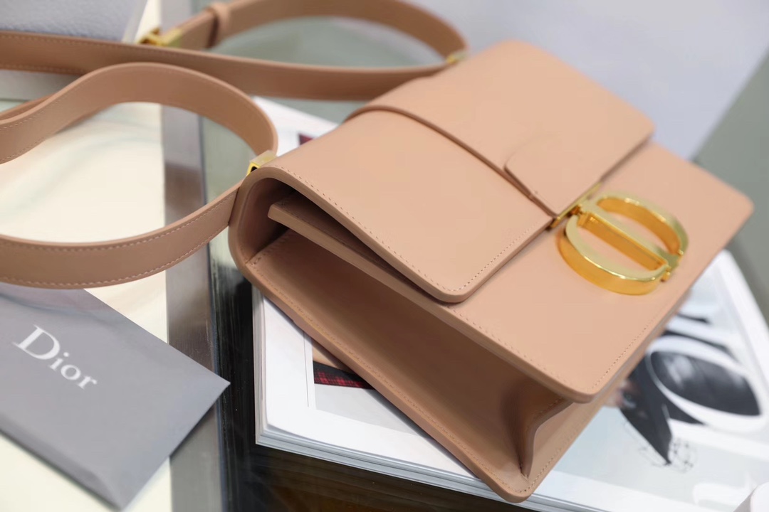 Montaigne smooth cow leather flap bag