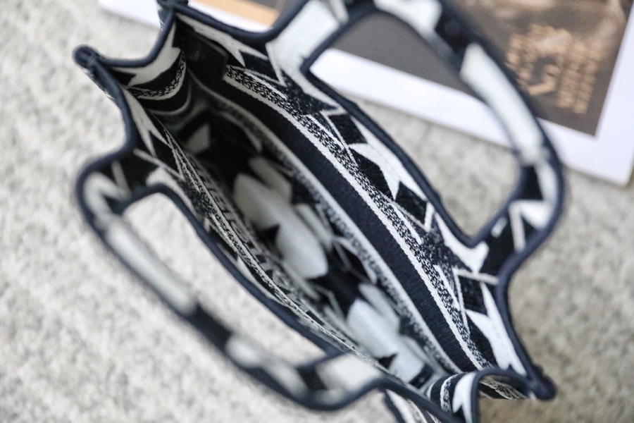 DIOR BOOK TOTE blue small five stars