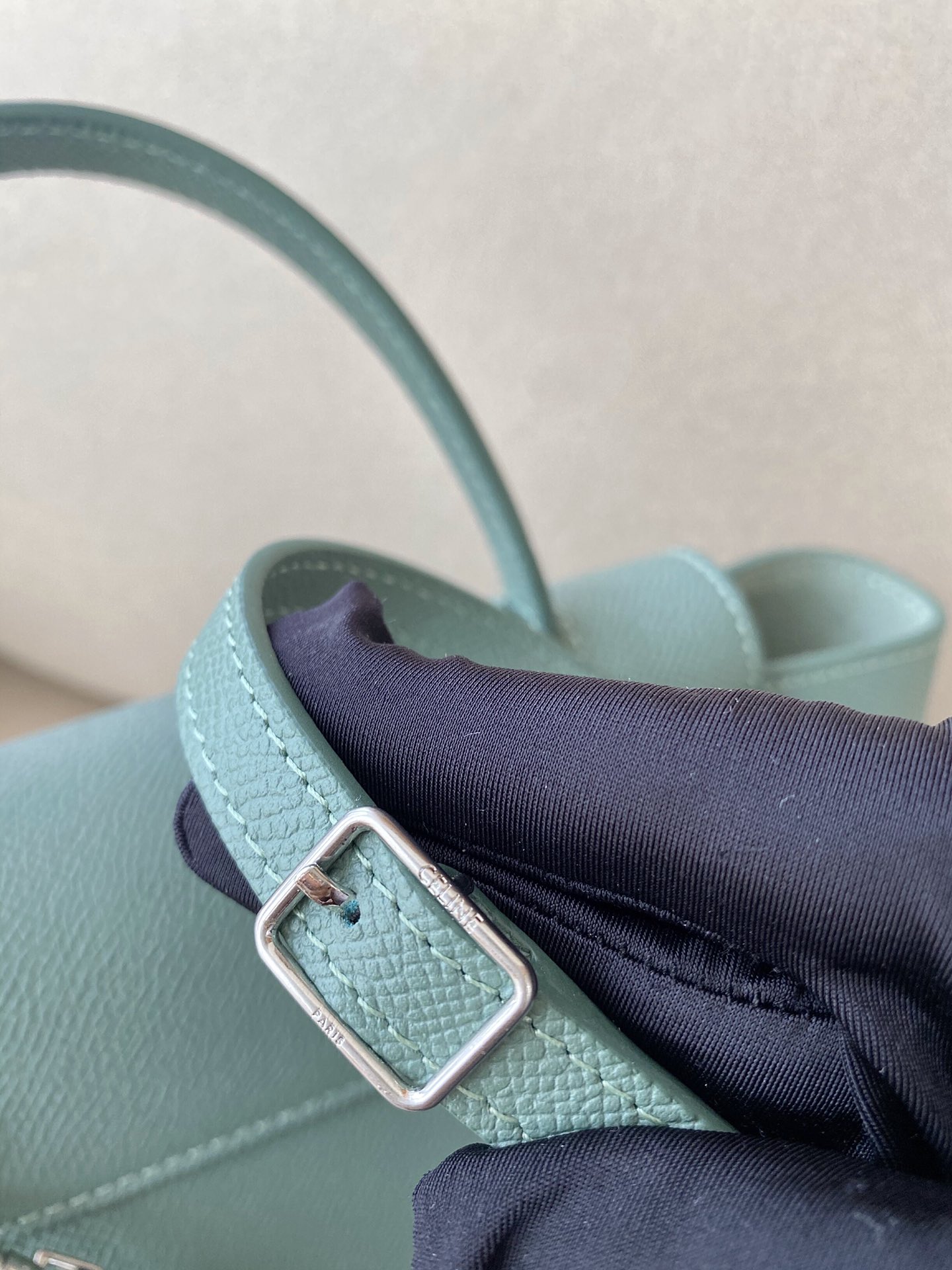𝐂𝐞𝐥𝐢𝐧𝐞 Belt Bag Catfish Bag Small Grained Calfskin