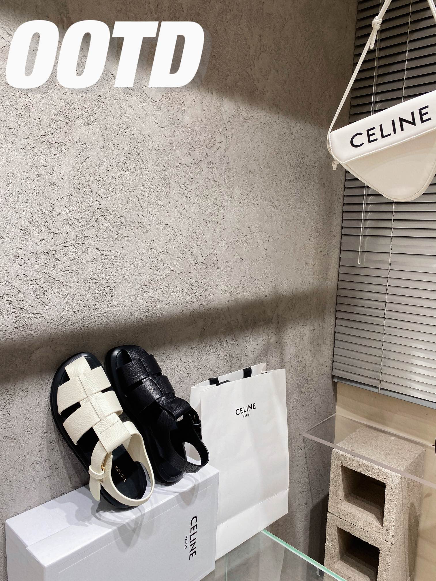 THE ROW Baotou Roman sandals, super soft calfskin thickness of about 40mm