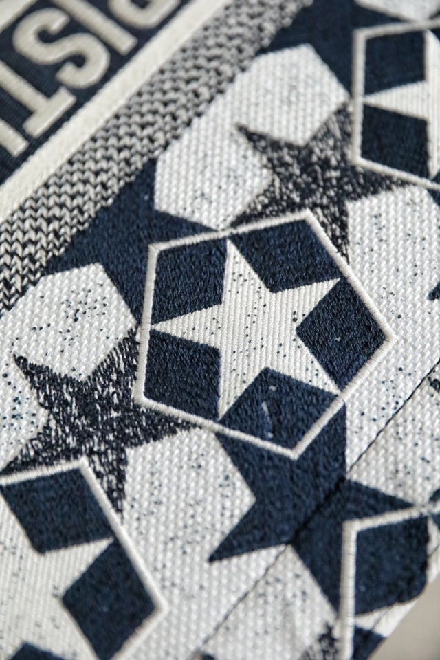 DIOR TOTE blue small five stars