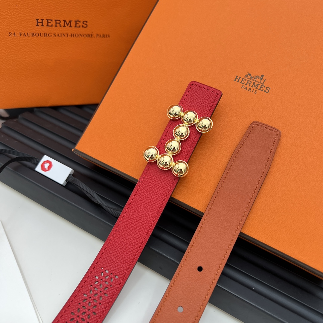 Hermes Reversible Belt in Swift and Epsom Calfskin