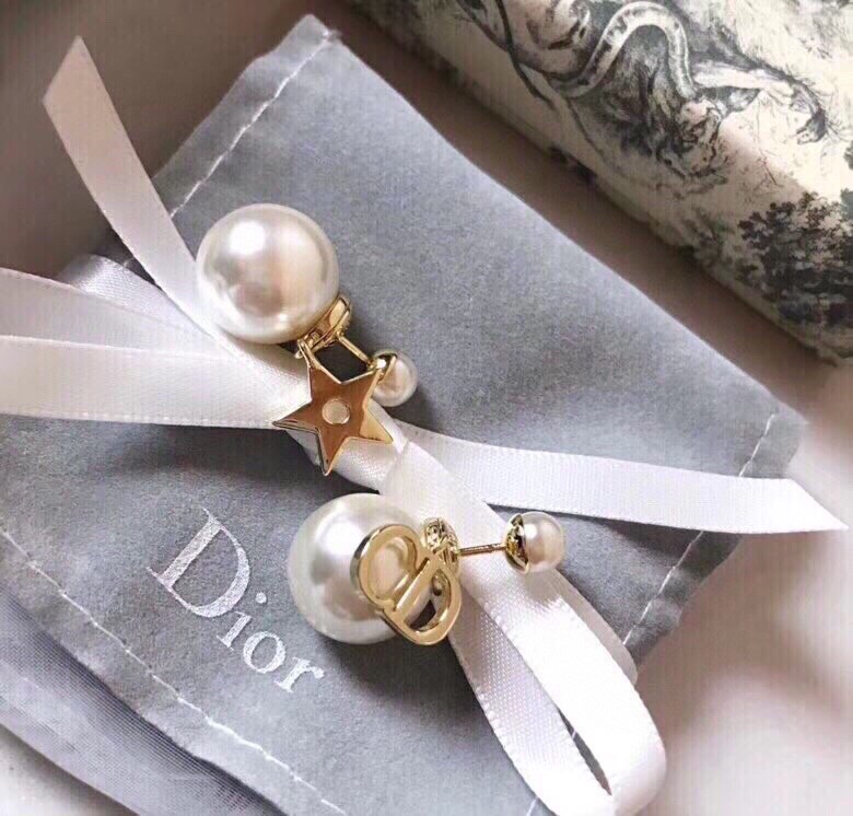 Dior stud earrings