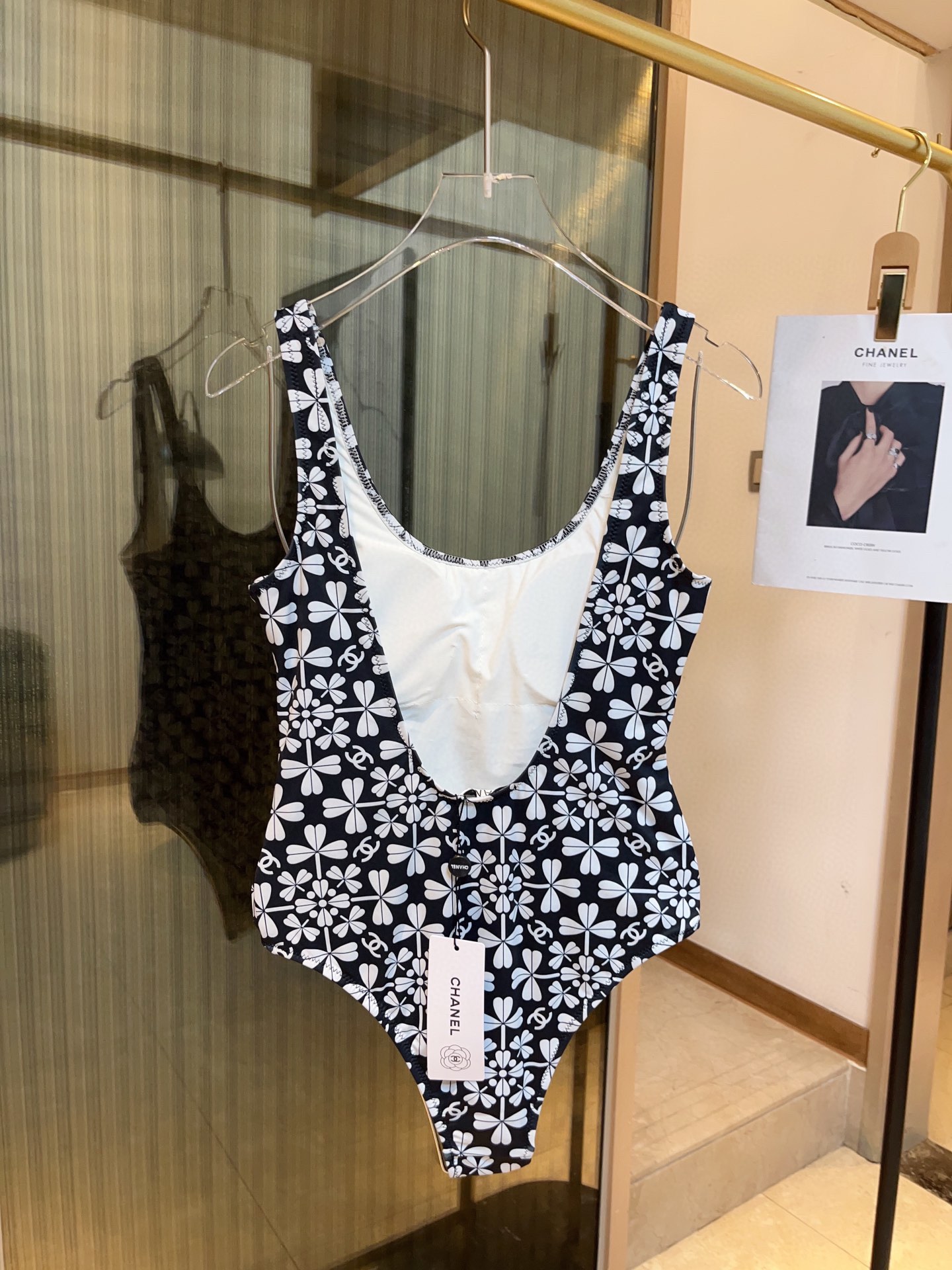 CHANEL One-piece swimming costume