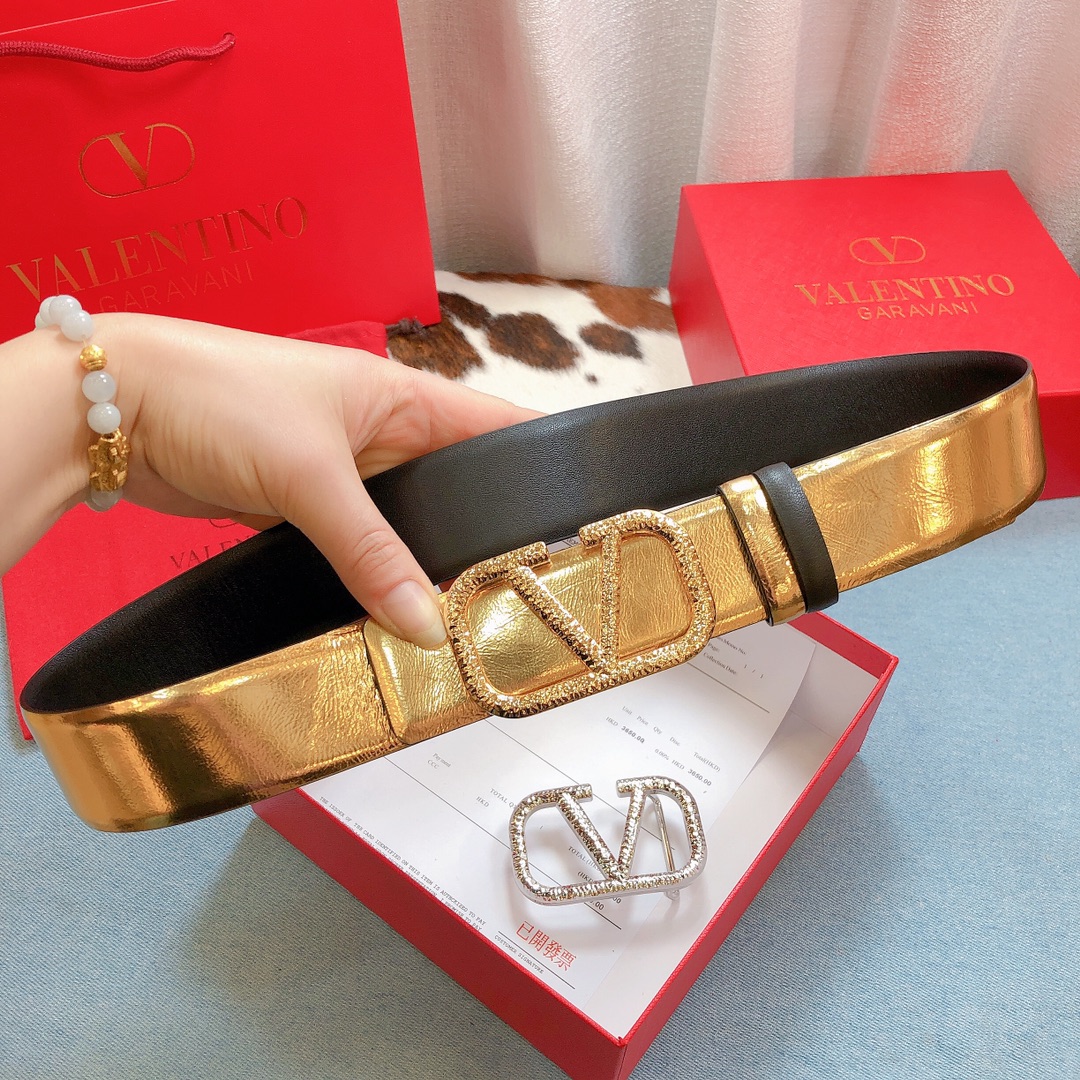 Valentino Pure Gold Silver Plated Copper Hardware