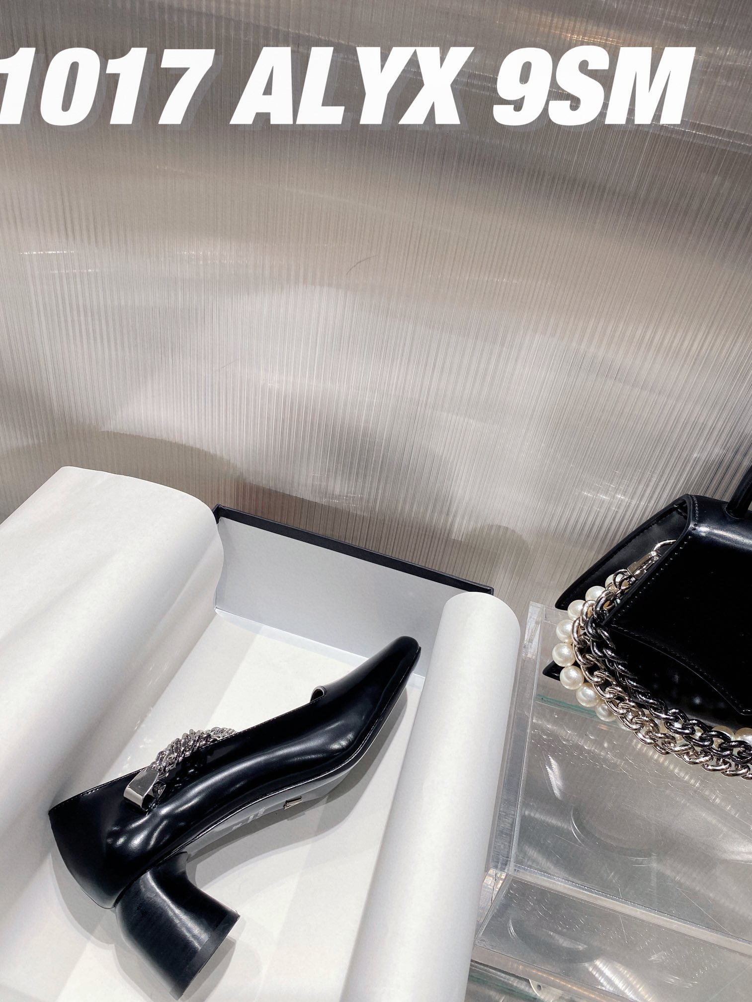 1017 ALYX 9SM chain high heels